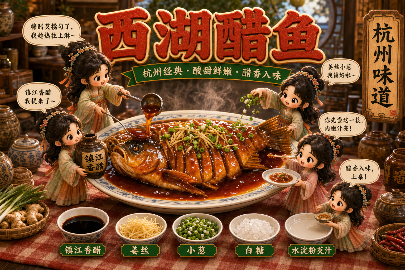 西湖醋鱼